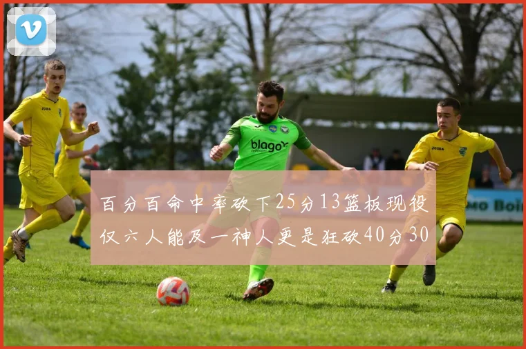 百分百命中率砍下25分13篮板现役仅六人能及一神人更是狂砍40分30篮板大三元